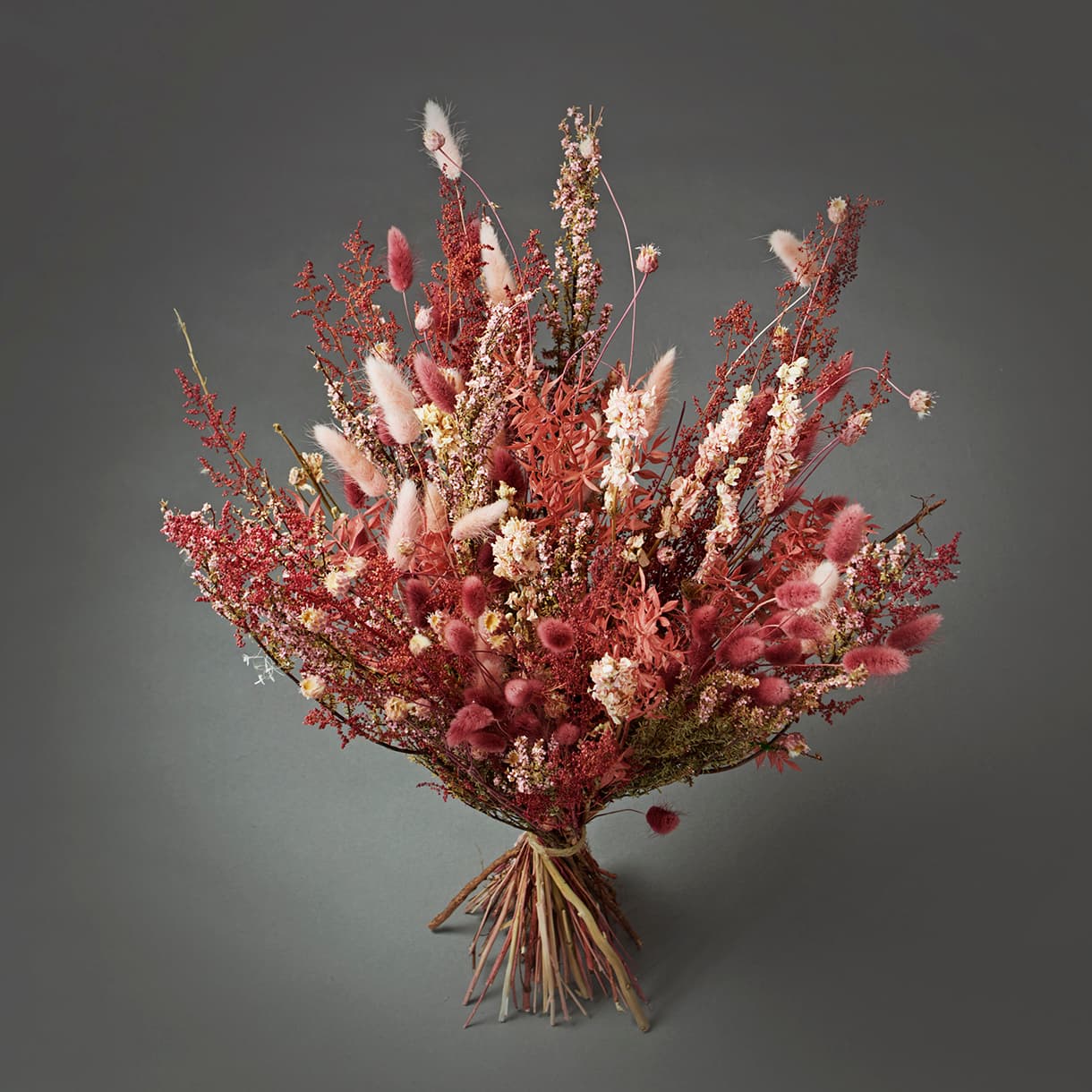 Dried flower bouquets
