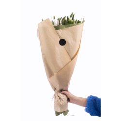 Dried Lagurus Bqt. Rose