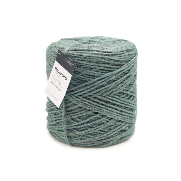 Flax Cord 3,5 mm, Turkis, 1 kg. 