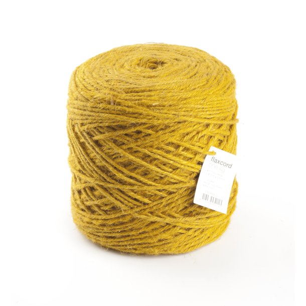 Flax Cordel, Gul 1 kg, ca. 470 m