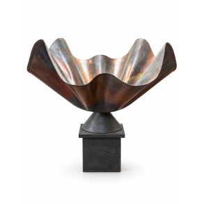 Foldevase Cobber/Brun 41x41x45 cm 