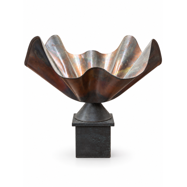 Foldevase Cobber/Brun 41x41x45 cm 