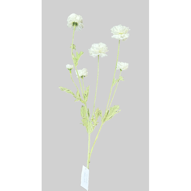Ranunkel hvid 66 cm 