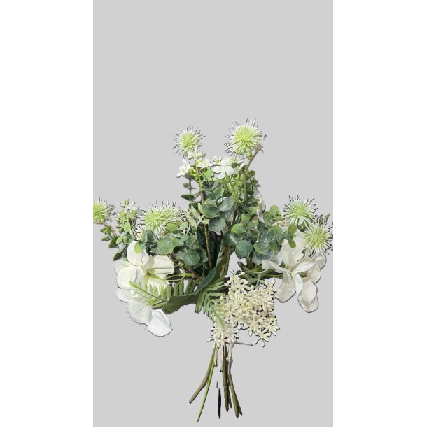 Hyadrangea bouquet green white 