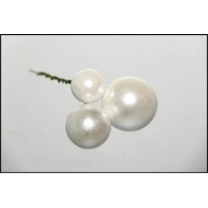 Br, Hvid perle, 18/23/30 mm, 144 stk. 