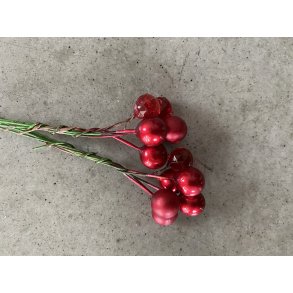 Mini rde br og perle 144 stk. 