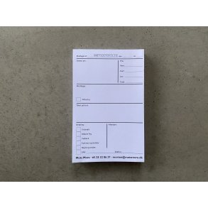 Ordreblokke, 10 stk. 