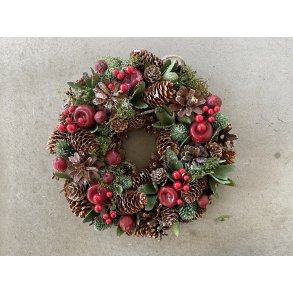 Pixi Krans Rd ble/Natur 48 cm 