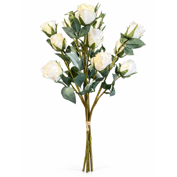 Roser 3 stilke creme 