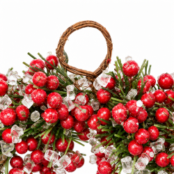 Iced pine and berry ringe 20 cm