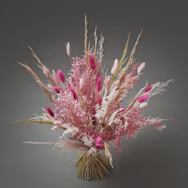 Dried Flower Bqt Pink Nature