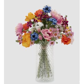 Cosmo frdig blomsterbuket m. vase
