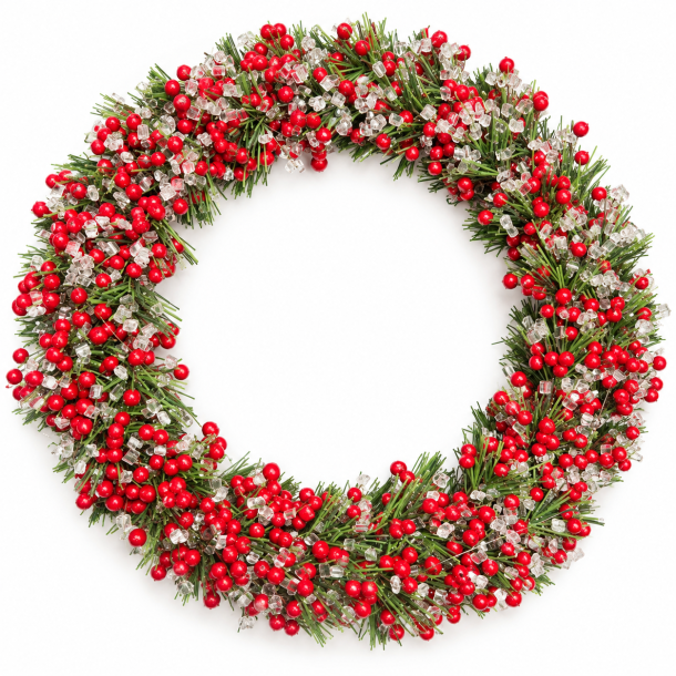 Iced pine and berry ringe 15 cm