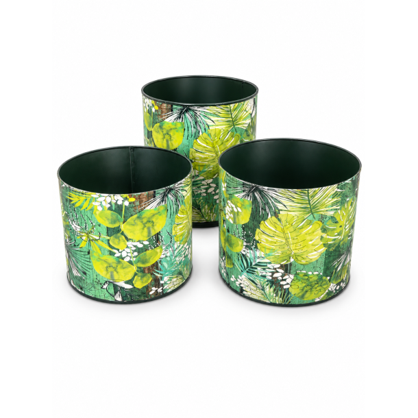 Metalskjuler blomster s�t/3