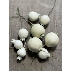 Grantat bler R Hvid 72 stk. 