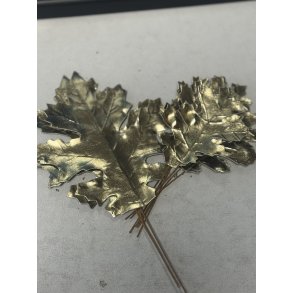 Egeblade guld 2 strrelser 