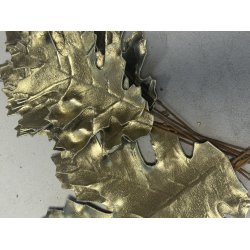 Egeblade guld 2 strrelser 