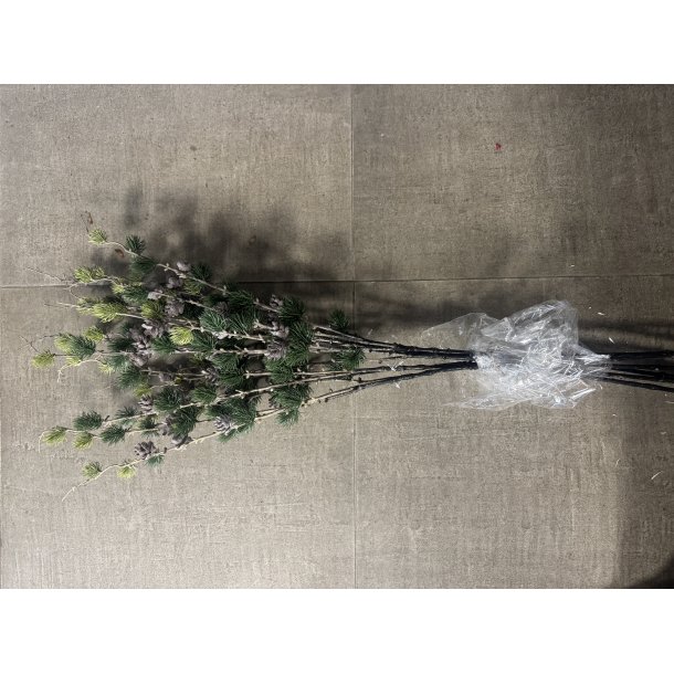 Sulten gran med kogler 98 cm