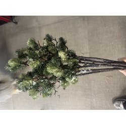 Sulten gran med kogler 98 cm